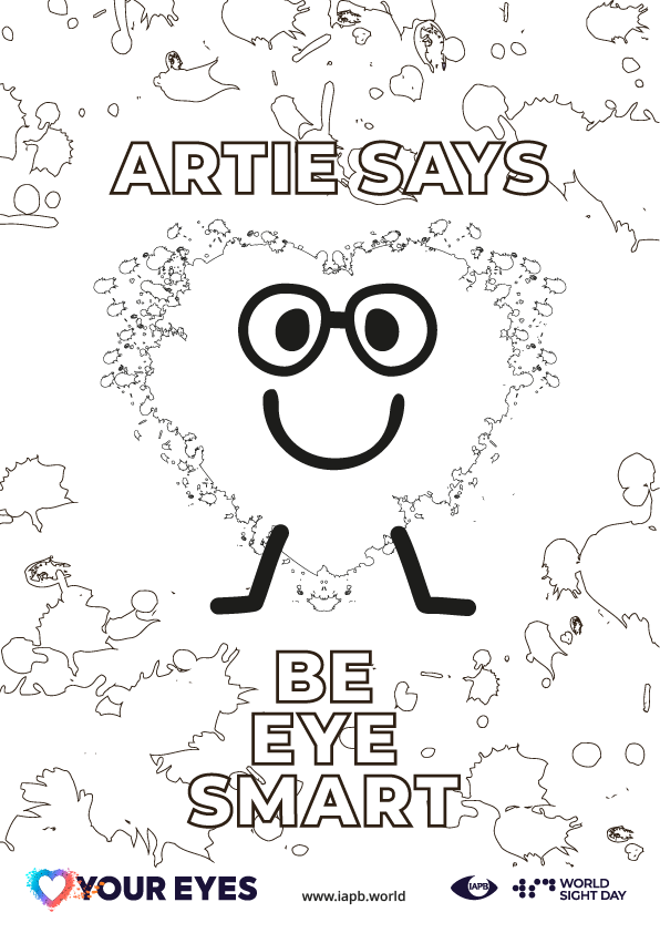 Colouring Sheets_Artie says Colouring Sheets_Artie says